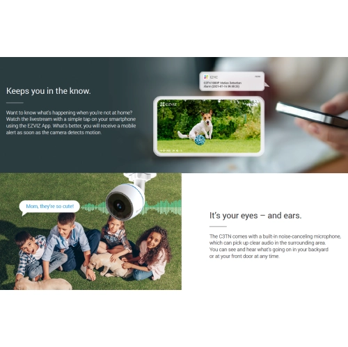 EZVIZ C3TN 1080p Full HD Outdoor WiFi Security Camera