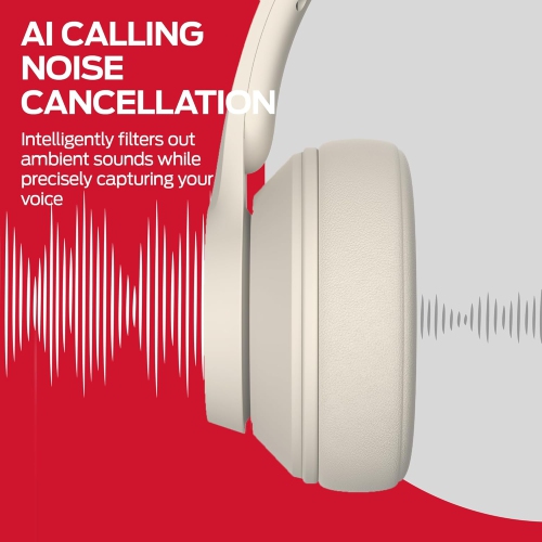 Monster Mission 100 Bluetooth Headphones, On Ear Headphones with Immersive Bass, Crystal Clear Call, 40H Playtime, Bluetooth 5.4, Comfortable Fit -