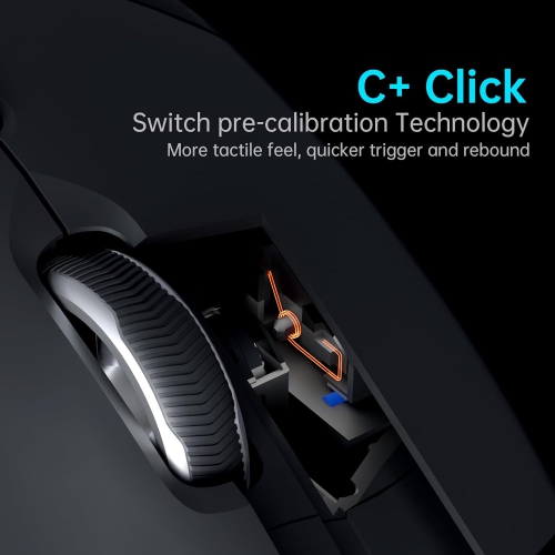 Souris de jeu sans fil VT9Pro de RAPOO – Souris de jeu à capteur PAW 3398, 26000 ppp, performance de qualité eSports, temps de réponse