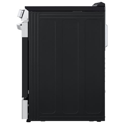 Cuisinière électrique encastrable avec ventilateur à convection et friture à air chaud 6,3 pi³ 30 po de LG (LSEL6332FC) - Inox