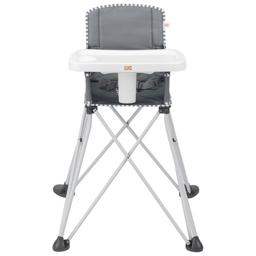 Bright Starts Pop ‘N Dine Portable High Chair - Grey