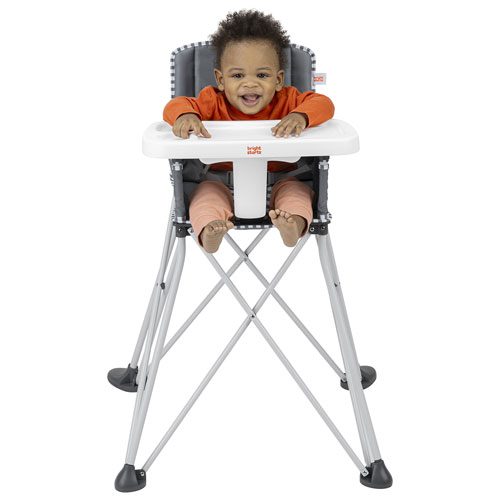 Bright Starts Pop ‘N Dine Portable High Chair - Grey