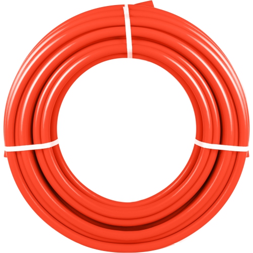 VEVOR 1/2 Inch Oxygen Barrier 300 Feet Tube Coil EVOH PEX-B Pipe, for Residential Commercial Radiant Floor Heating, Red