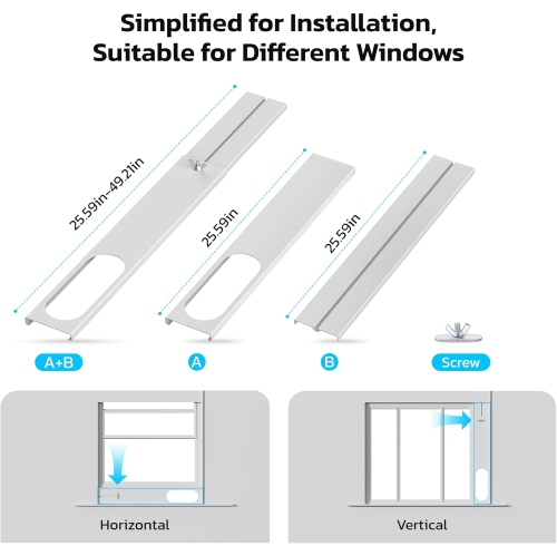 ZAFRO 10,000 BTU Portable Air Conditioners, 4 Modes Portable AC Unit with Fast Cooling/Energy Saving/Remote Control/24Hrs Timer for