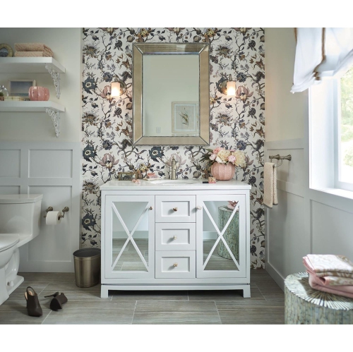 Moen 6402BN Belfield One-Handle Bathroom Faucet, Brushed Nickel