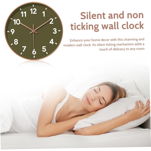 Wall Clocks Battery Operated,12” Large Wall Clock for Living Room Bedroom Classroom Decor,Kitchen Clock,Modern Wall Clock,Non-Ticking Silent Clock