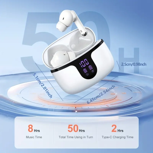 Wireless Earphones, ANC Headphones, and 24W Portable Speaker with RGB Lights and 30H Playtime