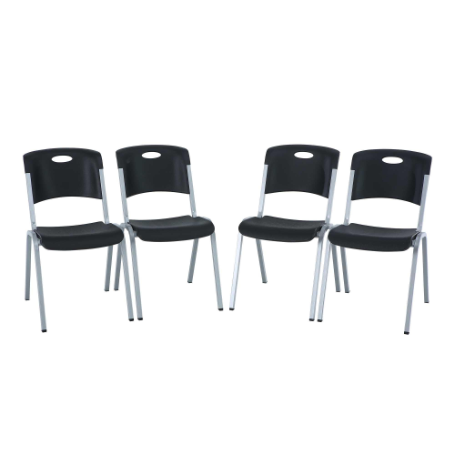 Premium Commercial Stacking Chair Bundle, 4 Pack