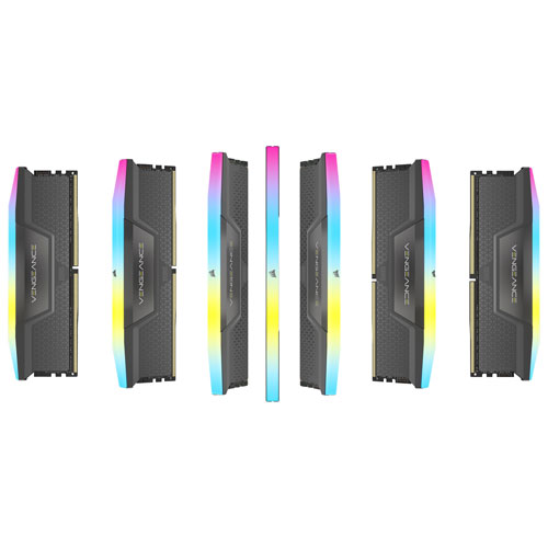 Mémoire DDR5 32 Go 6400MHz Vengeance RGB de Corsair pour PC (CMH32GX5M2B6400Z36)