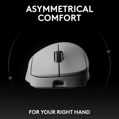 Open Box-Logitech PRO X SUPERLIGHT 2 DEX 44000 DPI Wireless Optical Lightweight 5-Button Gaming Mouse - White