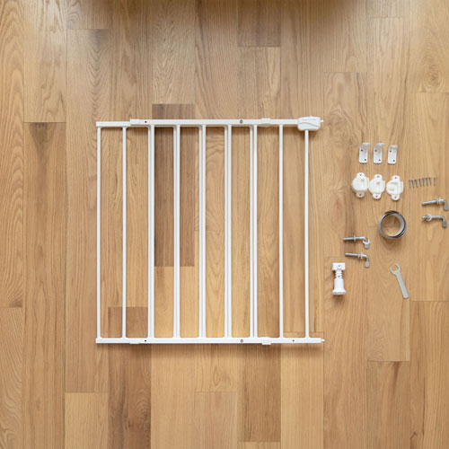 Ingenuity Stairway 42W Baby/Dog Hardware Mounted Safety Gate - White