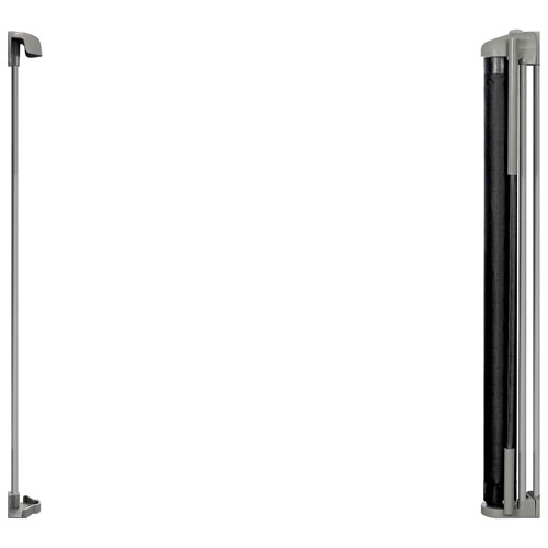 Ingenuity Thruway 52W Baby/Pet Retractable Safety Gate - Black