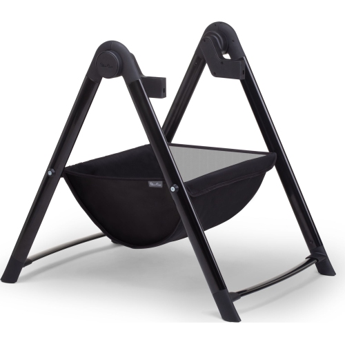 Image 1 of 4.. Silver Cross Wave Bassinet Stand - Black