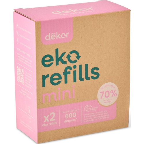 Image 1 de 6.. Mini recharges pour seau à couches Eko de Dekor
