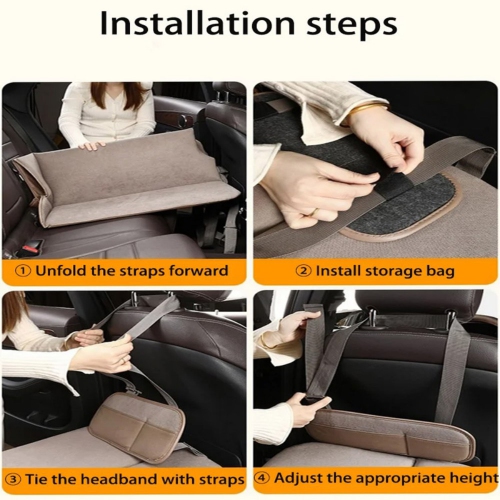 axGear Car Back Seat Mattress Foldable Portable Travel Camping Sleep Mat Non-Inflatable
