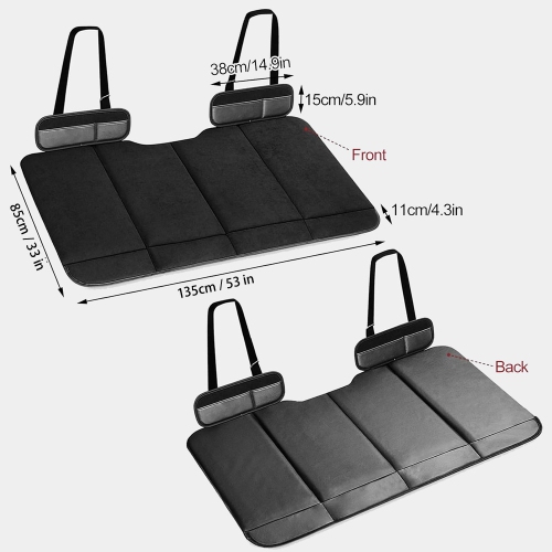 axGear Car Back Seat Mattress Foldable Portable Travel Camping Sleep Mat Non-Inflatable