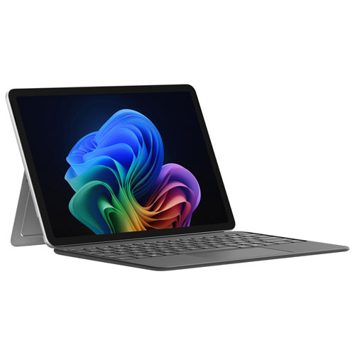 Image 1 de 26.. Portable Surface Pro Copilot+ PC 12 po 512 Go de Microsoft avec Snapdragon X Plus/mémoire vive de 16 Go (2025) - Platine - Appareil seulement