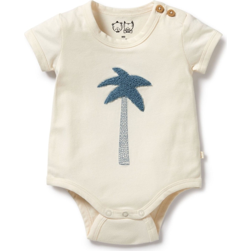 Wilson+Frenchy Organic Cotton Bodysuit - Palm