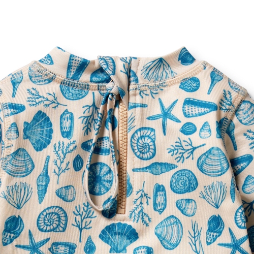 Ensemble de maillots de bain en tricot Rashie Wilson+Frenchy - Coquilles