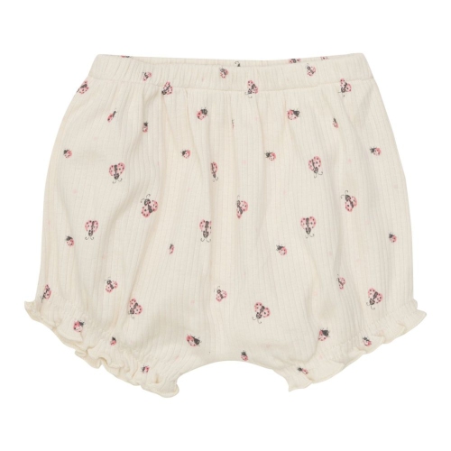 Minymo Ribbed Short-Sleeve Romper - Rose Quartz