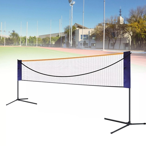 Ensemble de filet de badminton portatif d'AxGear pour entraînement au volleyball, hauteur réglable avec sac