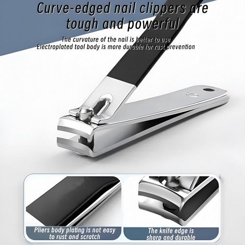 axGear Nail Clippers and Pedicure Manicure Care Kit 18 PCs Stainless Steel File Scissor