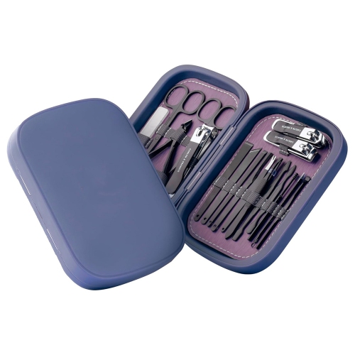 axGear Nail Clippers and Pedicure Manicure Care Kit 18 PCs Stainless Steel File Scissor