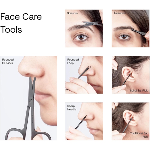 axGear Nail Clippers and Pedicure Manicure Care Kit 18 PCs Stainless Steel File Scissor