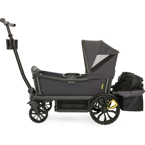 Veer Cruiser Wagon with Canopy and Basket Bundle