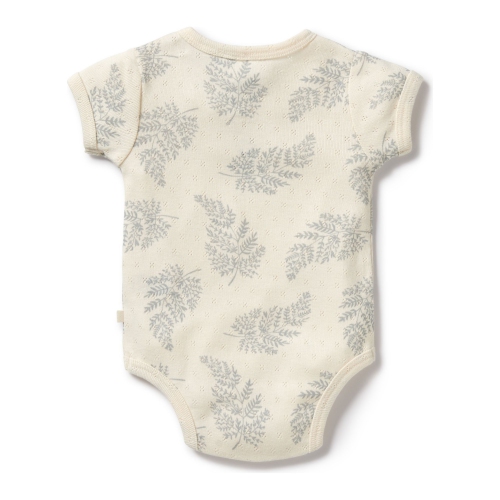 Wilson+Frenchy Organic Cotton Pointelle Bodysuit - Forever Ferns