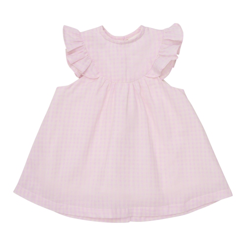 Ensemble robe à manches courtes avec short de Minymo - Rose pâle