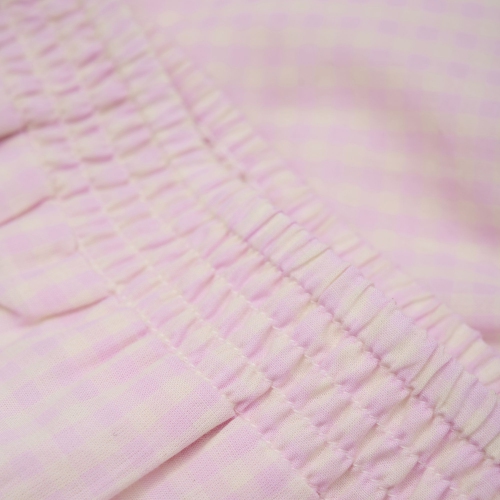 Ensemble robe à manches courtes avec short de Minymo - Rose pâle