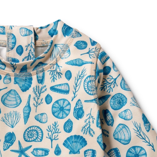 Wilson+Frenchy Rashie Swim Set - Shells