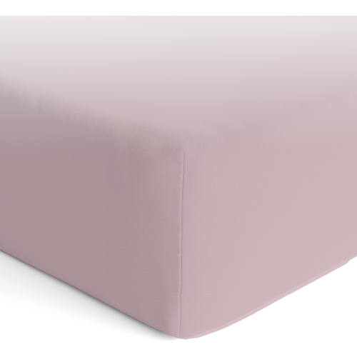 Image 1 de 3.. Drap pour lit de bébé en modal Coccoli - Teinture rose argenté