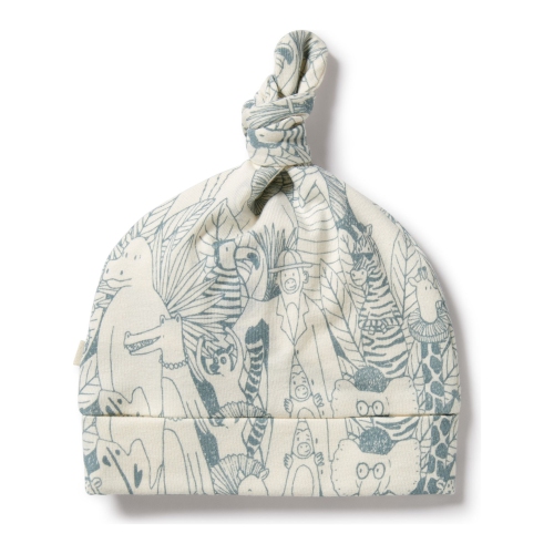 Wilson+Frenchy Organic Cotton Knot Hat - Hello Friends