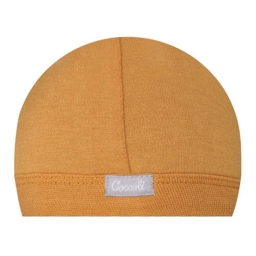 Coccoli Tencel Modal Infant Cap - Honey Mustard / 3-6 Months / Core