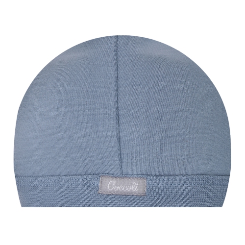 Coccoli Tencel Modal Infant Cap - Steel Blue / 3-6 Months / Core