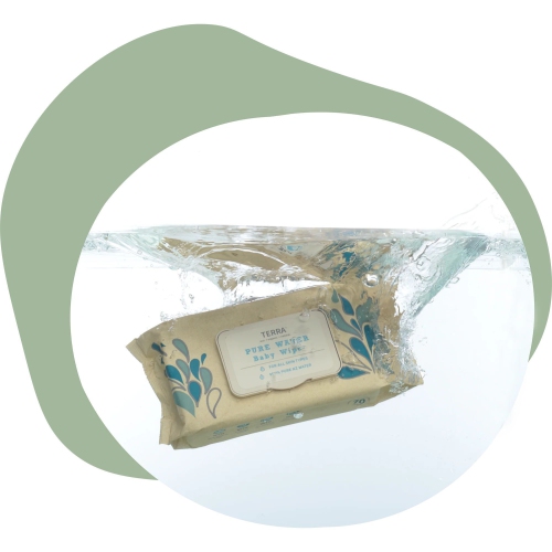 Lingettes pour bébé Bamboo de Terra - Eau de Nouvelle-Zélande