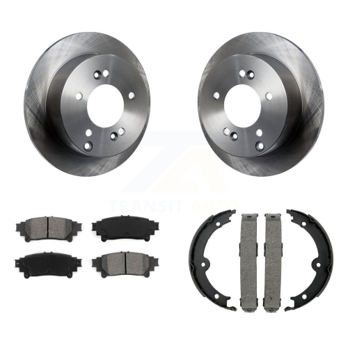 Jeu de plaquettes semi-métalliques et de patins de frein de stationnement arrière pour Lexus IS250 K8S-104300