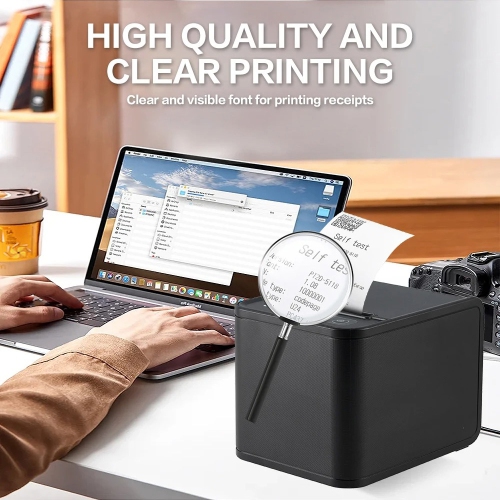 axGear POS Thermal Receipt Printer USB Ethernet Network Port 80mm Auto Cut RJ11 XP-80T