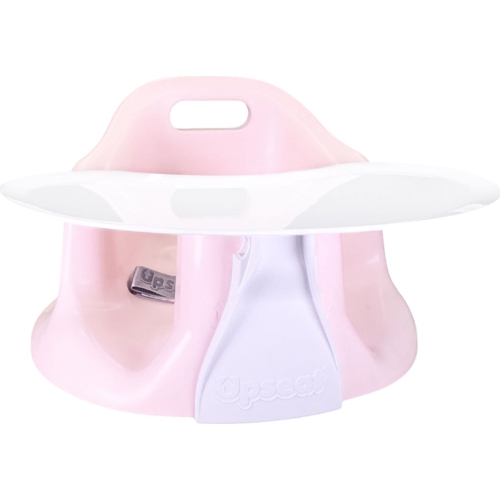 Upseat Baby Floor and Booster Seat with Tray - Pink