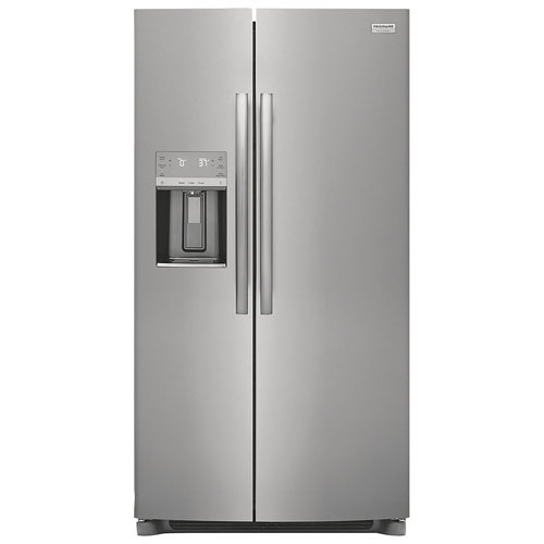 Open Box - Frigidaire Gallery 36" 25.6 Cu Ft Side-By-Side Refrigerator -Stainless - Perfect Condition