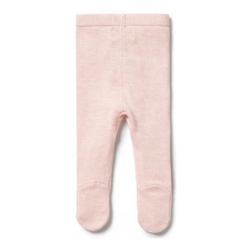 Wilson+Frenchy Knitted Legging with Feet - Pink
