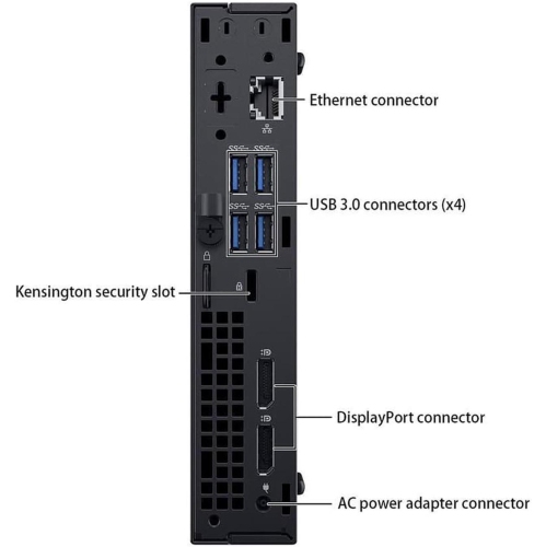 Ordinateur OptiPlex 5070 de Dell, Tiny, carte graphique UHD 630 d'Intel, i5-9500T, 16&nbsp;Go, 256&nbsp;Go, garantie de 2 ans, remis à neuf