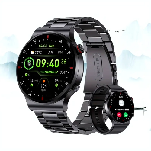 Portable Wireless Speaker with 24W Sound, 20000mAh Heated Vest Power Bank, Men's Smartwatch with 1.39" Screen