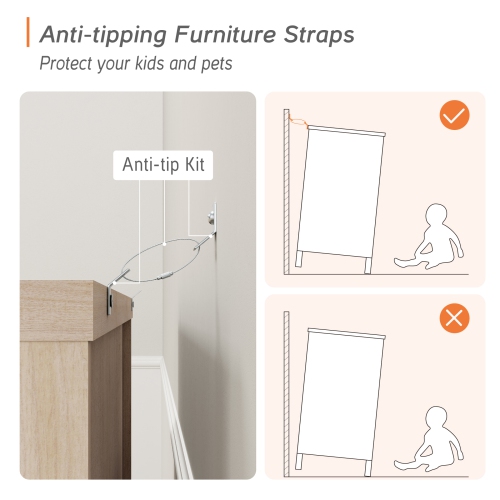 WAMPAT Dresser for Bedroom with 9 Drawers, Kids Dressers with Wide Chest of Drawers, Mid Century Modern Wooden Closet Storage Organizer for Living