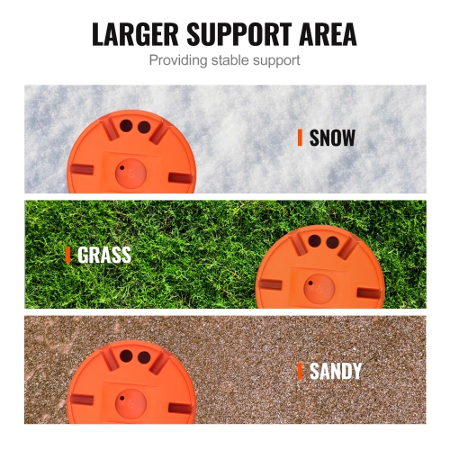 VEVOR 2000 lbs Trailer Jack Block,RV Leveling Block, High-quality Polypropylene RV Camper Stabilizer Blocks, RV Travel Accessories Use for Any Tongue