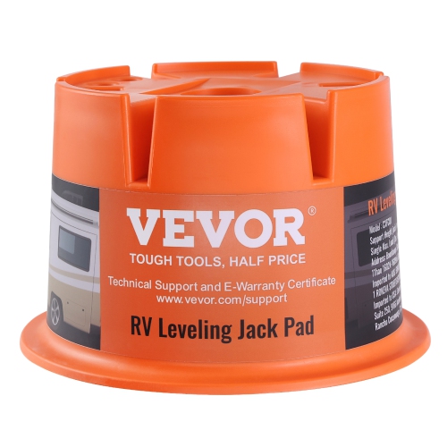 VEVOR 2000 lbs Trailer Jack Block,RV Leveling Block, High-quality Polypropylene RV Camper Stabilizer Blocks, RV Travel Accessories Use for Any Tongue