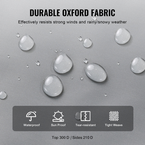 VEVOR 28-31 ft Travel Trailer Cover, Class A RV Cover, Top 300D Oxford Fabric Camper Cover, Waterproof, Windproof and Rip-Stop, with Storage Bag,