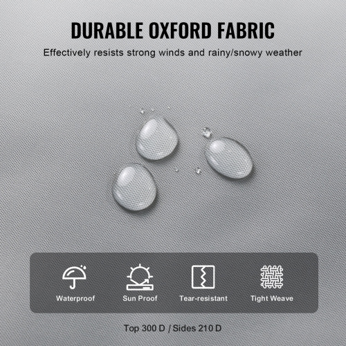 VEVOR 29-32 ft Class C RV Cover, Motorhome Cover, Oxford Fabric Motorhome RV Cover, Waterproof, Windproof and Rip-Stop, Camper Cover with Storage